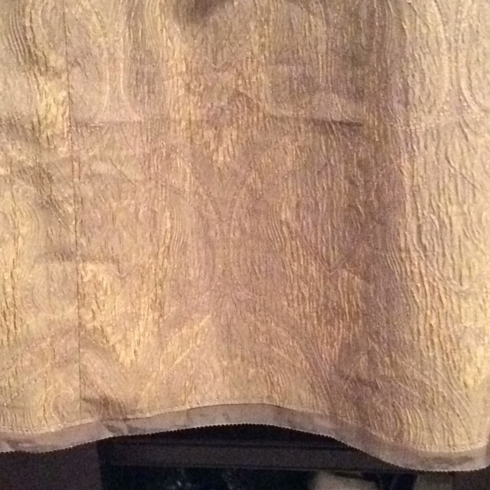 Elie Tahari metallic gold dress cocktail party Wedding Size 6 nwt - Picture 7 of 15